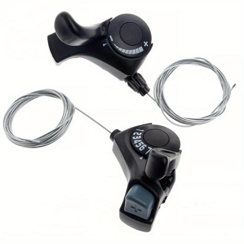 MTB Mountain Bike Transmission 6.7/21 Speed TX30-7 Trigger Shifters, Thumb Gear Shift Levers Bicycle Derailleur
