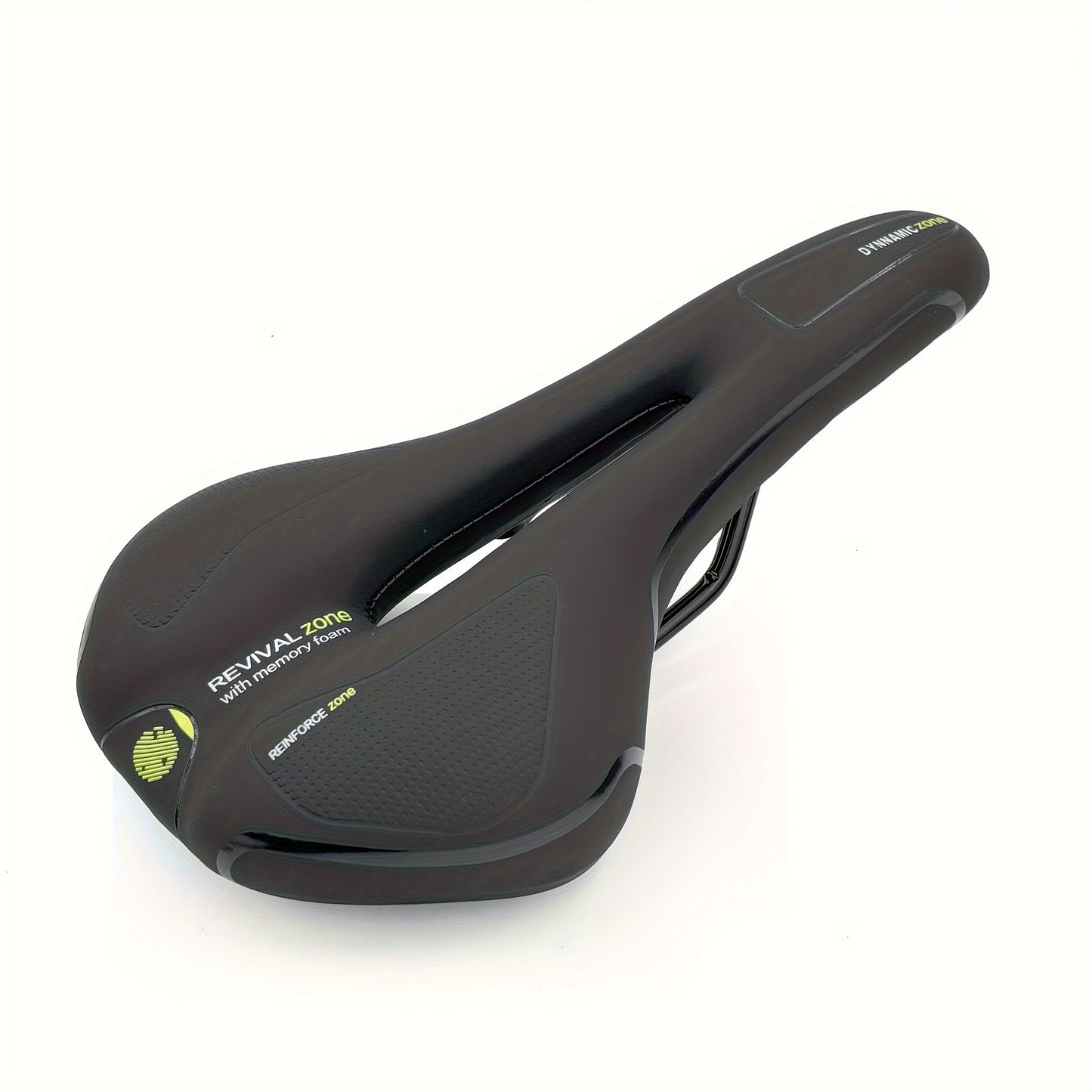 ARTOROO Comfort Bike Saddle - Soft Faux Leather & Stainless Steel, Hollow Design for Shock Absorption, Fits Mountain & Road Bikes
